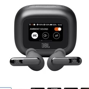 JBL Live Beam 3 Earbuds in Black